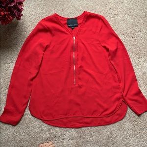 Zippered Blouse